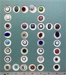 Mostly Small Enamel Buttons