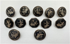 Niello Buttons