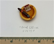 Cigar Smoking Button