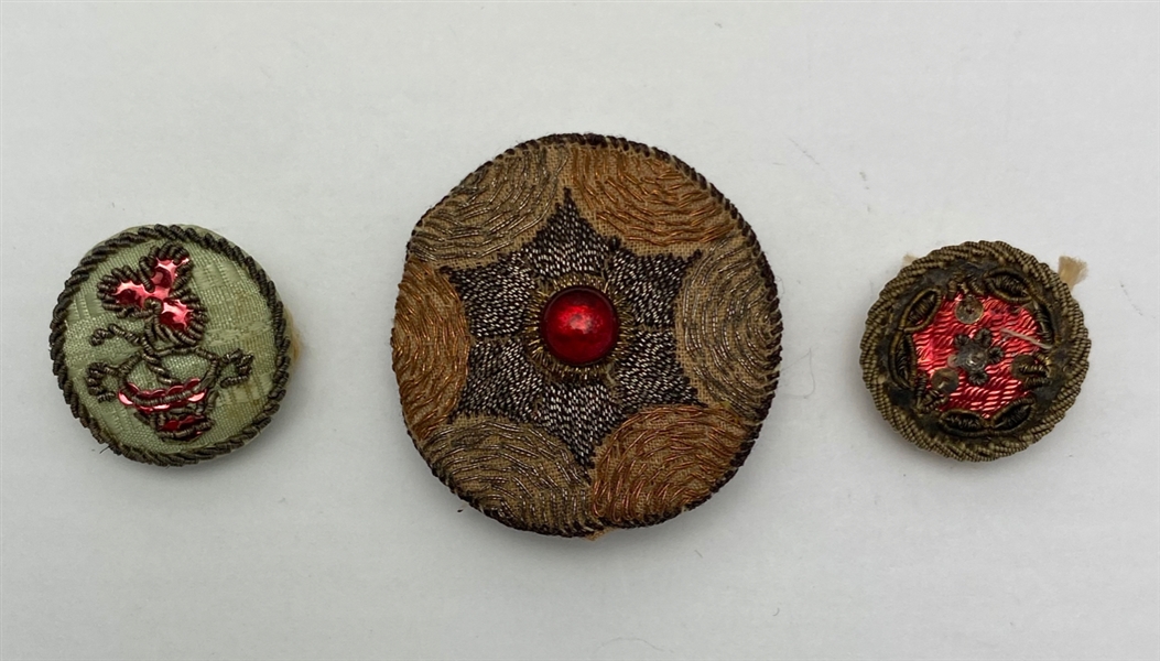 18th Century Fabric Buttons