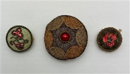 18th Century Fabric Buttons