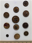 Wood Background Buttons