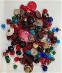 Colorful Old Glass Buttons