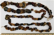 Vegetable ivory buttons