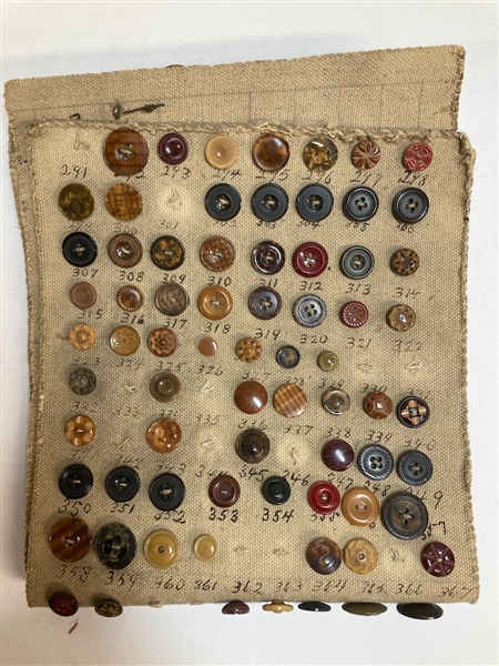 Tagua Nut Button Salesman Sampler