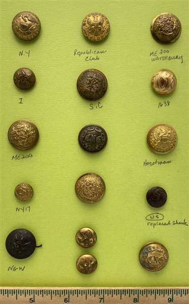 US Uniform buttons.