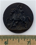 Large Horn Pictorial Button