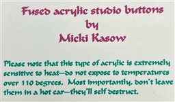 Micki Kasow Button
