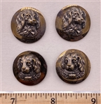 Four Dog Buttons