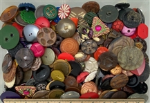 Mostly Large Plastic Buttons