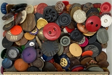 Mostly Large Plastic Buttons