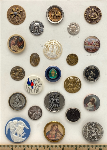 Religious theme buttons