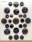 Bakelite coat buttons