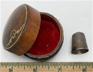 Thimble in Leather Box