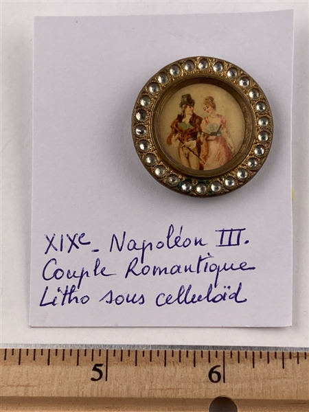 Couple on Paper, under celluloid shield