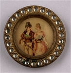 Couple on Paper, under celluloid shield