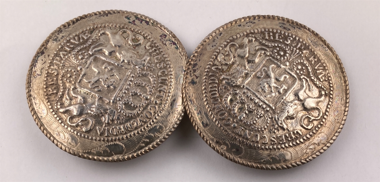 Pre-1800 Super-Extra Large Silver Pants Link