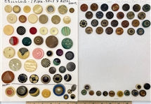 Bin Lot of Celluloid Buttons