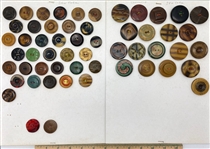 Bin Lot of Celluloid Buttons