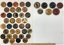 Bin Lot of Celluloid Buttons