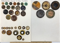 Bin Lot of Celluloid Buttons
